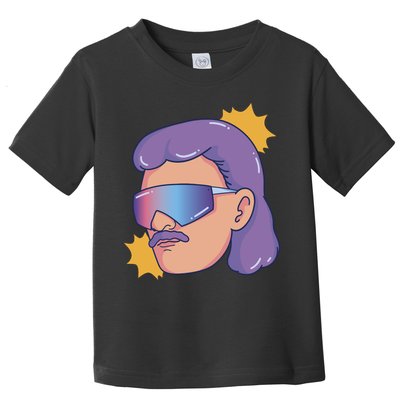 Mullet Guy Retro Toddler T-Shirt