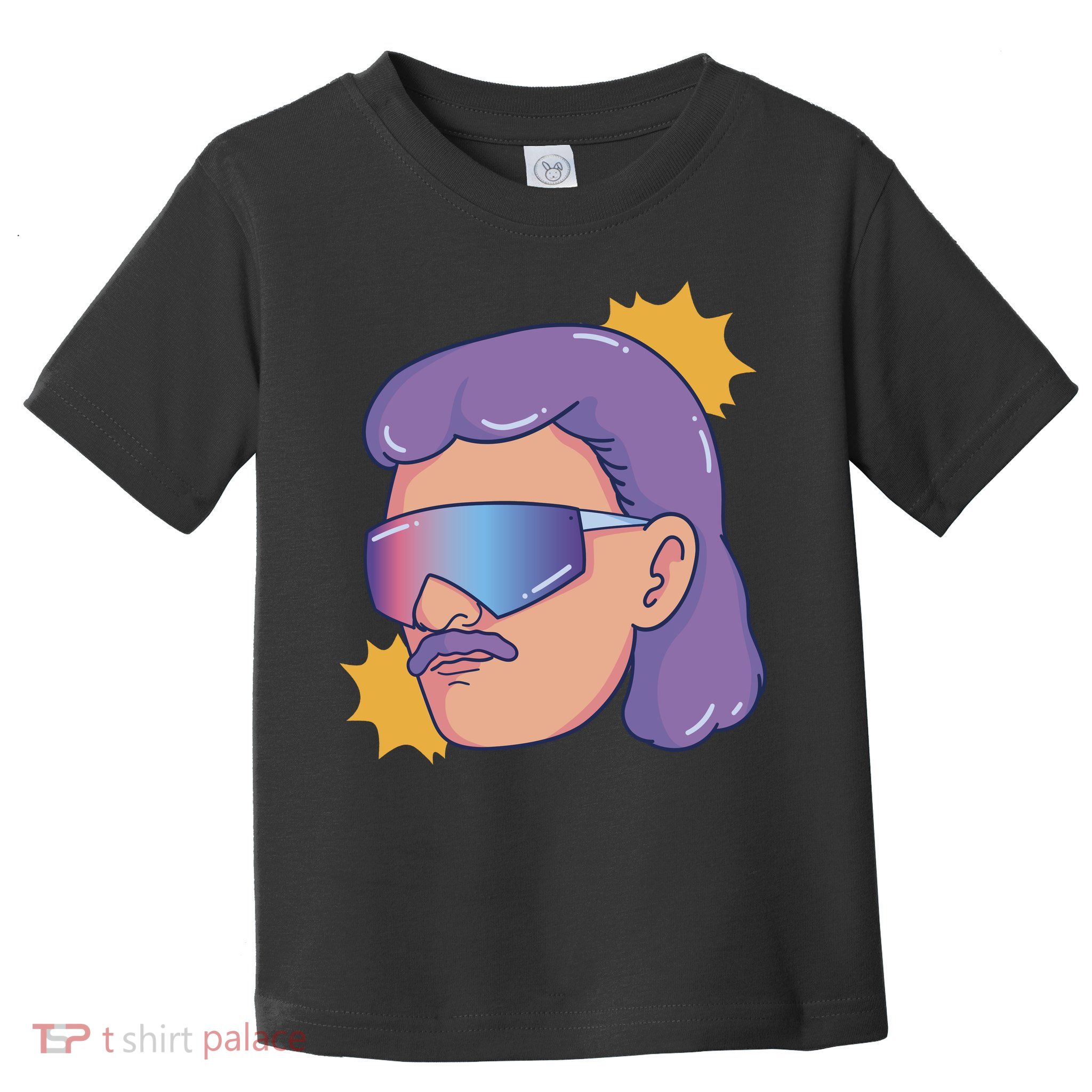 Mullet Guy Retro Toddler T-Shirt