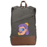 Mullet Guy Retro Cotton Canvas Backpack