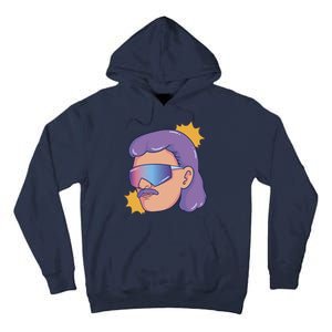 Mullet Guy Retro Tall Hoodie