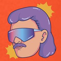 Mullet Guy Retro Long Sleeve Shirt