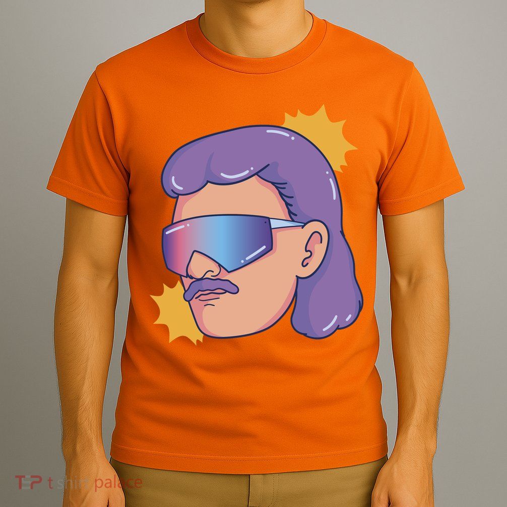 Mullet Guy Retro T-Shirt