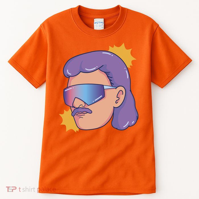 Mullet Guy Retro Tall T-Shirt