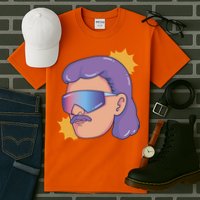 Mullet Guy Retro Tall T-Shirt