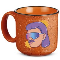 Mullet Guy Retro 15oz Campfire Ceramic Mug