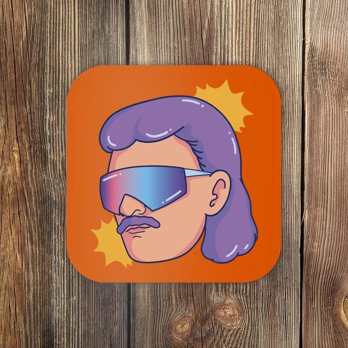 Mullet Guy Retro Coaster