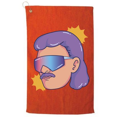 Mullet Guy Retro Golf Towel