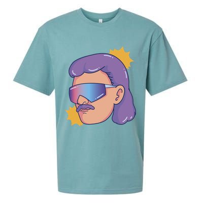 Mullet Guy Retro Sueded Cloud Jersey T-Shirt