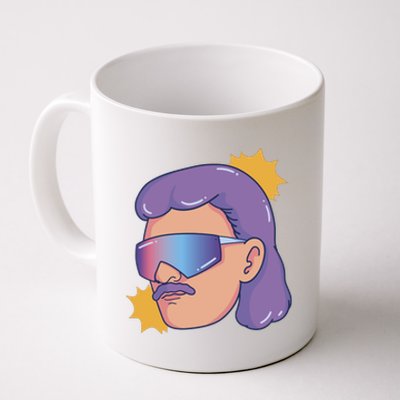 Mullet Guy Retro Coffee Mug