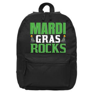 Mardi Gras Rocks 16 in Basic Backpack