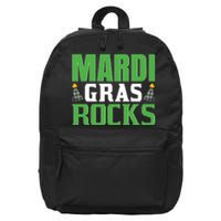 Mardi Gras Rocks 16 in Basic Backpack