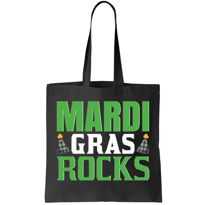 Mardi Gras Rocks Tote Bag