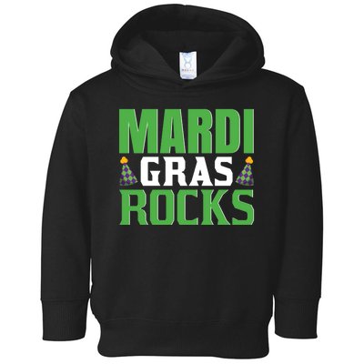 Mardi Gras Rocks Toddler Hoodie