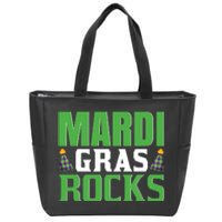 Mardi Gras Rocks Zip Tote Bag