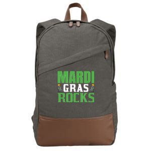 Mardi Gras Rocks Cotton Canvas Backpack