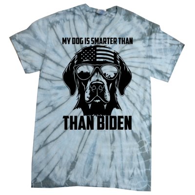 My Golden Retriever Dog Is Smarter Than Your President Biden Tie-Dye T-Shirt