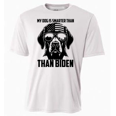 My Golden Retriever Dog Is Smarter Than Your President Biden Cooling Performance Crew T-Shirt