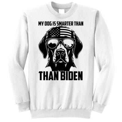 My Golden Retriever Dog Is Smarter Than Your President Biden Sweatshirt