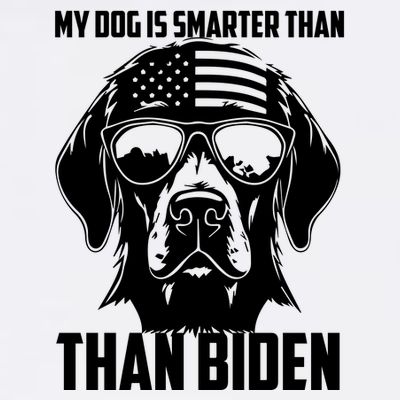 My Golden Retriever Dog Is Smarter Than Your President Biden T-Shirt