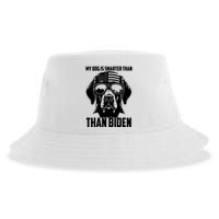 My Golden Retriever Dog Is Smarter Than Your President Biden Sustainable Bucket Hat