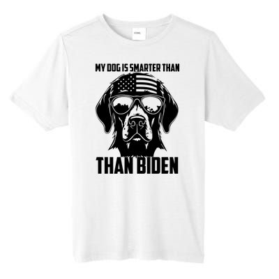 My Golden Retriever Dog Is Smarter Than Your President Biden Tall Fusion ChromaSoft Performance T-Shirt