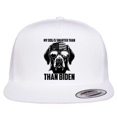 My Golden Retriever Dog Is Smarter Than Your President Biden Flatbill Hat
