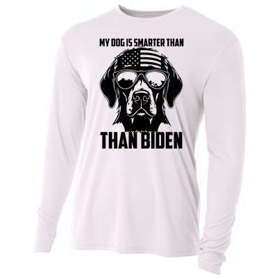 My Golden Retriever Dog Is Smarter Than Your President Biden Cooling Performance Long Sleeve Crew