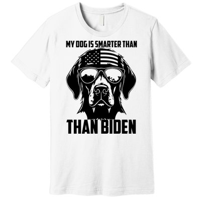 My Golden Retriever Dog Is Smarter Than Your President Biden Premium T-Shirt