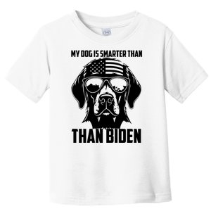 My Golden Retriever Dog Is Smarter Than Your President Biden Toddler T-Shirt