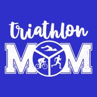Mom Graphic Run Bike Swim Triathlon Triathlete Sports Cool Gift Kids T-Shirt