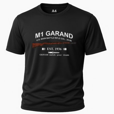 M1 Garand Rifle Gun Wwii Watch Your Thumb Est 1936 Graphic Performance Shirt