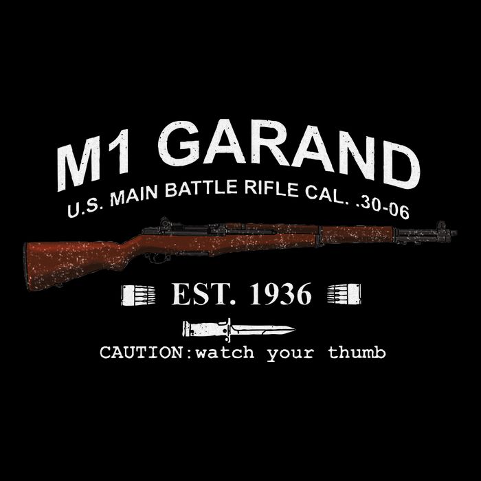 M1 Garand Rifle Gun Wwii Watch Your Thumb Est 1936 Graphic Cooling Performance Crew T-Shirt