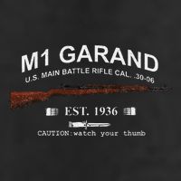 M1 Garand Rifle Gun Wwii Watch Your Thumb Est 1936 Graphic Adult Drive Performance Visor