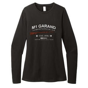 M1 Garand Rifle Gun Wwii Watch Your Thumb Est 1936 Graphic Womens CVC Long Sleeve Shirt