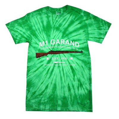 M1 Garand Rifle Gun Wwii Watch Your Thumb Est 1936 Graphic Tie-Dye T-Shirt