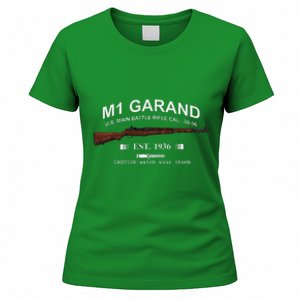 M1 Garand Rifle Gun Wwii Watch Your Thumb Est 1936 Graphic Women's T-Shirt