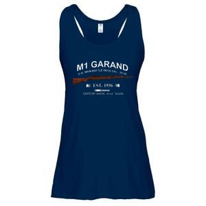 M1 Garand Rifle Gun Wwii Watch Your Thumb Est 1936 Graphic Ladies Essential Flowy Tank