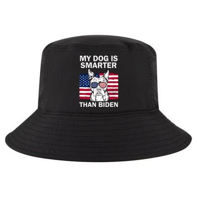 My Golden Retriever Dog Is Smarter Than Your President Biden Cool Comfort Performance Bucket Hat