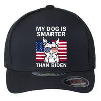 My Golden Retriever Dog Is Smarter Than Your President Biden Flexfit Unipanel Trucker Cap