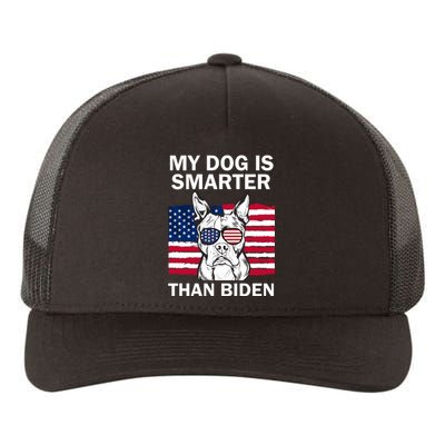 My Golden Retriever Dog Is Smarter Than Your President Biden Yupoong Adult 5-Panel Trucker Hat