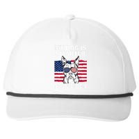 My Golden Retriever Dog Is Smarter Than Your President Biden Snapback Five-Panel Rope Hat