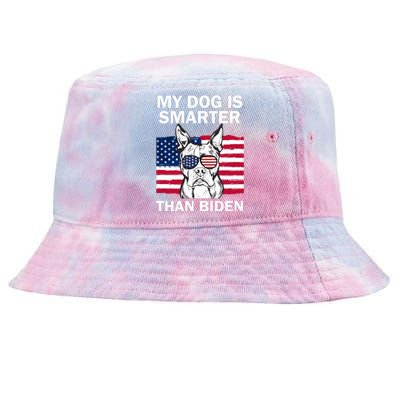 My Golden Retriever Dog Is Smarter Than Your President Biden Tie-Dyed Bucket Hat