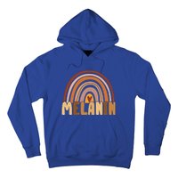 Melanin Gift Rainbow Heart Black Pride Gift Hoodie