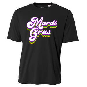 Mardi Gras Retro Festive Celebration Cooling Performance Crew T-Shirt