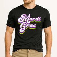Mardi Gras Retro Festive Celebration Cooling Performance Crew T-Shirt