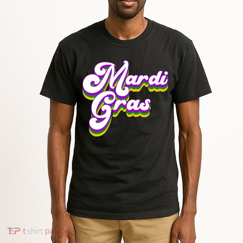 Mardi Gras Retro Festive Celebration Tall T-Shirt