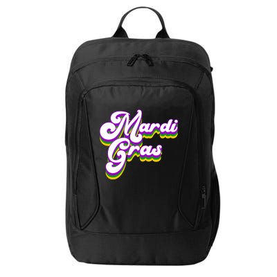 Mardi Gras Retro Festive Celebration City Backpack