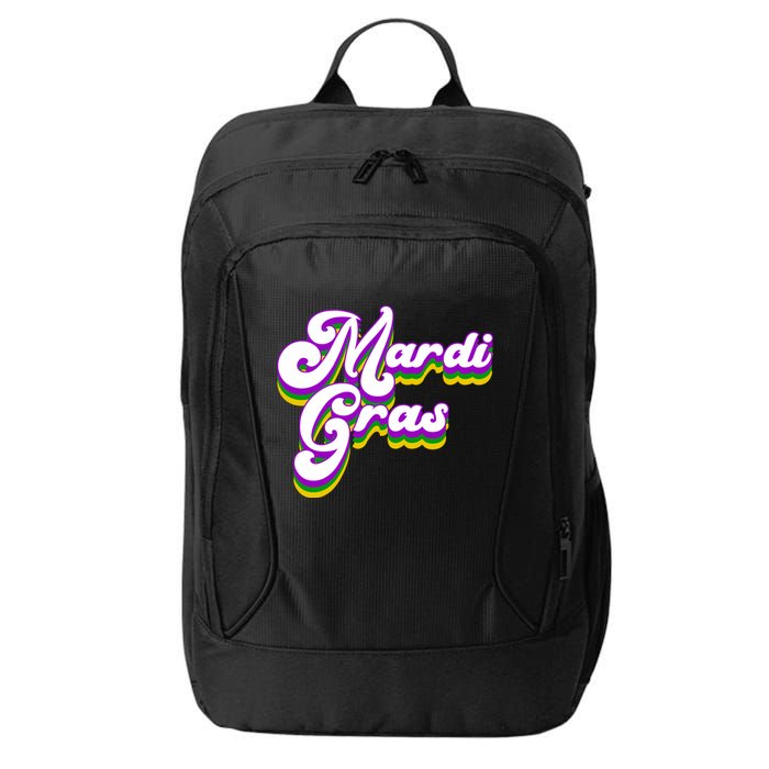 Mardi Gras Retro Festive Celebration City Backpack