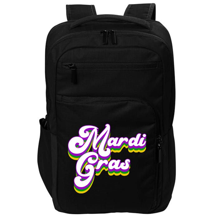 Mardi Gras Retro Festive Celebration Impact Tech Backpack