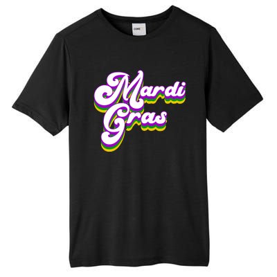 Mardi Gras Retro Festive Celebration Tall Fusion ChromaSoft Performance T-Shirt